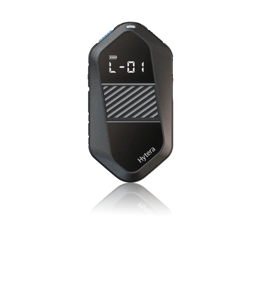 מכשיר קשר Hytera S1 E על רקע שקוף